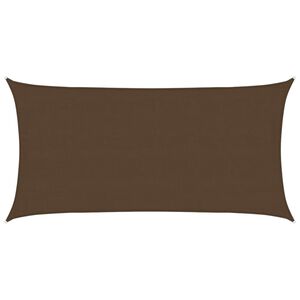 vidaXL Sonnensegel 160 g/m&sup2; Braun 4x7 m HDPE