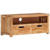 vidaXL TV-Schrank 88x35x40 cm Massivholz Akazie