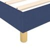 vidaXL Boxspringbettgestell Blau 80x200 cm Stoff