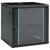 vidaXL Netzwerkschr&auml;nke mit Speicher Schwarz 600 x 600 x 640 mm Stahl
