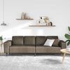 vidaXL Sofa Set Dunkelgrau Faux Wildleder