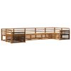 vidaXL Outdoor-Sofagarnitur 7 Stk. Natur Massivholz Akazie