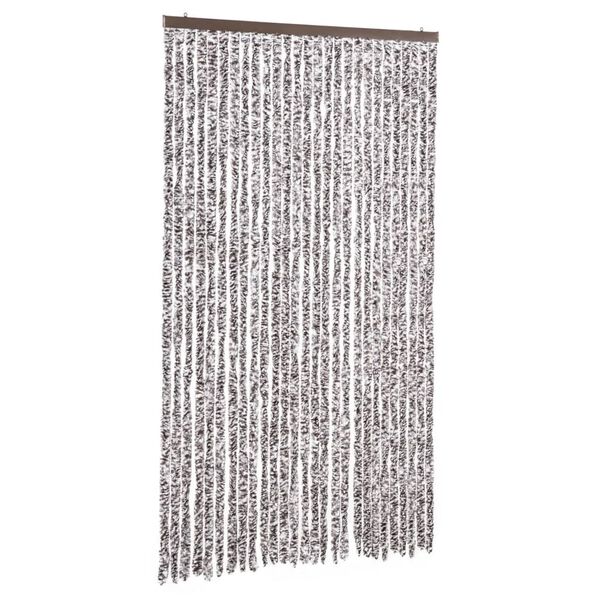 vidaXL Insektenschutz-Vorhang Braun und Beige 118x220 cm Chenille