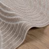 vidaXL Bereichsteppiche HUARTE Beige 340 x 240 cm Polyester