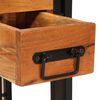 vidaXL Beistelltisch mit Schubladen 30 x 30 x 40 cm Massivholz Akazie