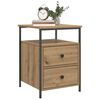 vidaXL Nachttische 2 Stk. Artisan-Eiche 44x45x60 cm Holzwerkstoff