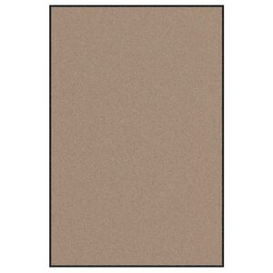 vidaXL Fu&szlig;matte Beige und Schwarz 120 x 180 cm Polypropylen und Vinyl
