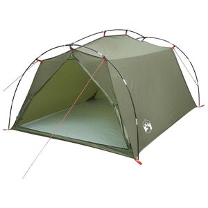 vidaXL Tunnelzelt Olive Gr&uuml;n 2-Personen
