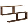 vidaXL Wandregal Altholz 100 x 12 x 50,5 cm Holzwerkstoff