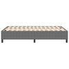 vidaXL Boxspringbett Hellgrau 120 x 200 cm Cordstoff
