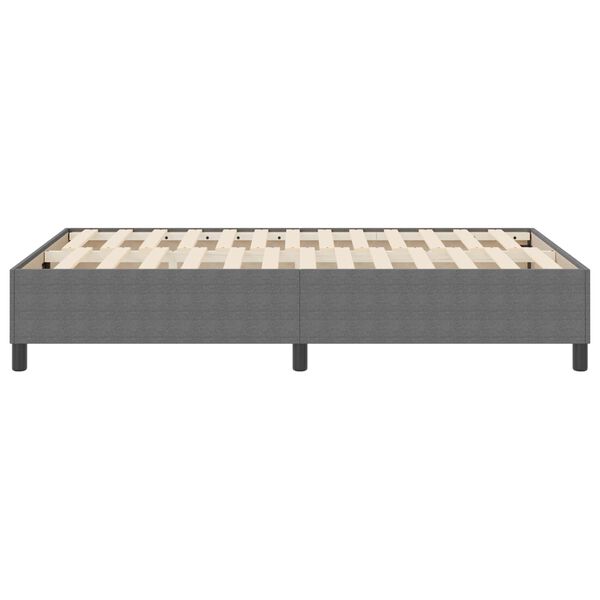 vidaXL Boxspringbett Hellgrau 120 x 200 cm Cordstoff