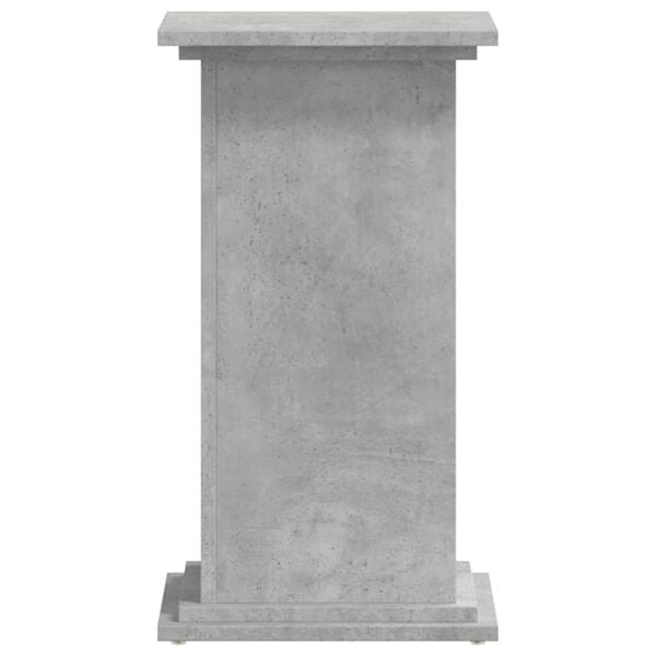 vidaXL Pflanzenst&auml;nder Betongrau 33x33x60 cm Holzwerkstoff