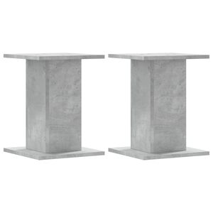 vidaXL Pflanzenst&auml;nder 2 Stk. Betongrau 30x30x40 cm Holzwerkstoff