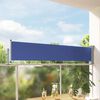 vidaXL Ausziehbare Seitenmarkise 60&times;300 cm Blau