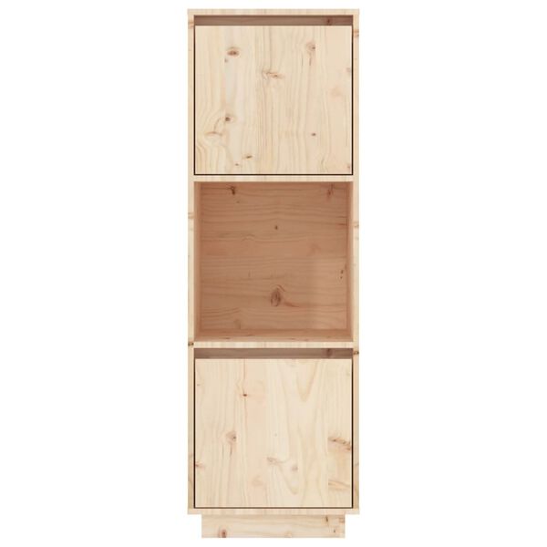 vidaXL Highboard 38x35x117 cm Massivholz Kiefer