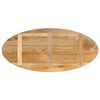 vidaXL Tischplatte 100x40x2,5 cm Oval Massivholz Mango