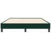 vidaXL Boxspringbett ohne Matratze Dunkelgr&uuml;n 160x210 cm Samt