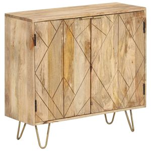 vidaXL Sideboard 80x30x75 cm Massivholz Mango