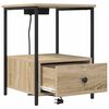 vidaXL Nachttisch 2 pcs Sonoma-Eiche 42 x 41 x 56 cm Holzwerkstoff