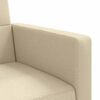 vidaXL Schlafsofa mit Kissen Creme Stoff
