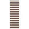 vidaXL Doppelrollo Braun 80x230 cm Stoffbreite 75,9 cm Polyester