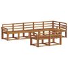 vidaXL Outdoor-Sofagarnitur 8 pcs Natur Massivholz Akazie