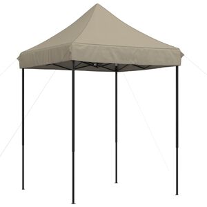 vidaXL Partyzelt Faltbar Pop-Up Taupe 200x200x306 cm