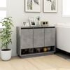 vidaXL Sideboard Betongrau 97x31x75 cm Holzwerkstoff
