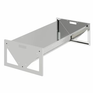 vidaXL Futtertr&ouml;ge f&uuml;r Nutztiere Silber 108 x 50 x 28 cm