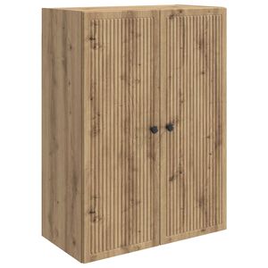 vidaXL Wandschrank 66 x 34,5 x 90 cm Holzwerkstoff Artisan-Eiche