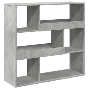 vidaXL Raumteiler Betongrau 100x33x94,5 cm Holzwerkstoff