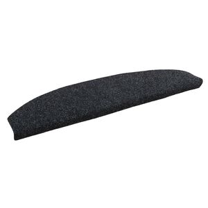 vidaXL Selbstklebende Treppenschoner 15 pcs Schwarz 80 x 24,5 x 3,5 cm