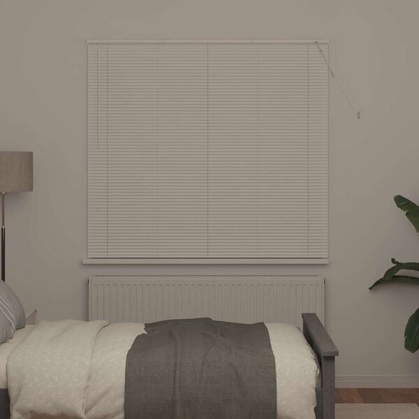 vidaXL Venetianer Jalousie Verstellbar Wei&szlig; 150 x 160 cm PVC