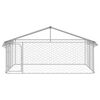vidaXL Outdoor-Hundezwinger mit Dach 300x300x150 cm