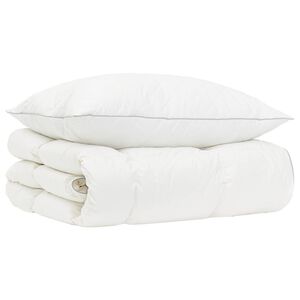 vidaXL G&auml;nsedaunen-Bettdecken-Set 90% FULDA 2 stk. 135 x 200 cm Wei&szlig;