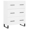 vidaXL Highboard Wei&szlig; 69,5x34x180 cm Holzwerkstoff