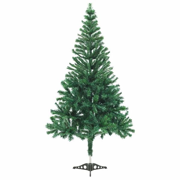 vidaXL K&uuml;nstlicher Weihnachtsbaum Beleuchtung Kugeln 150cm 380 Zweige