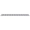 vidaXL Treppe Tritt Rechtwinklig 2 pcs Silber 90 x 20 cm Aluminium
