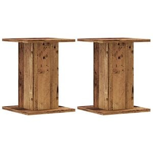 vidaXL Lautsprecherst&auml;nder 2 Stk. Altholz-Optik 30x30x40 cm