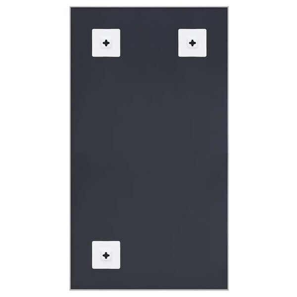 vidaXL Spiegel Silbern 80x60 cm