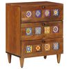 vidaXL Nachttisch Braun 50 x 33 x 62 cm Massivholz Mango