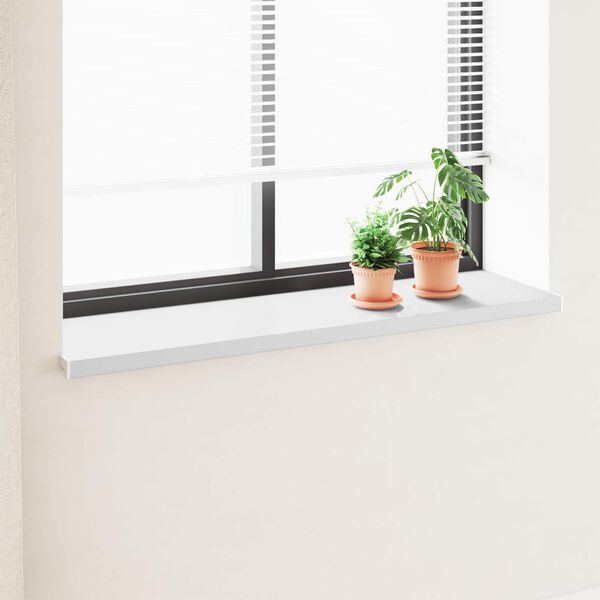 vidaXL Fensterbank Wei&szlig; 120 x 40 x 4,5 cm PVC