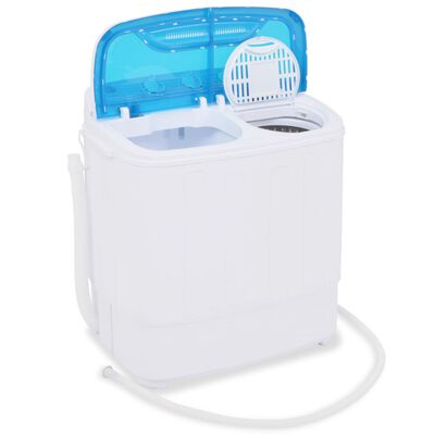vidaXL Mini-Waschmaschine mit Schleuder und 2 Kammern 5,6 kg