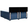vidaXL Boxspringbett mit Matratze Blau 180x200 cm Stoff