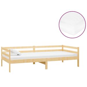 vidaXL Tagesbett mit Matratze 90x200 cm Kiefer Massivholz