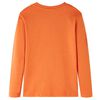 Kinder-Langarmshirt Dunkelorange 104