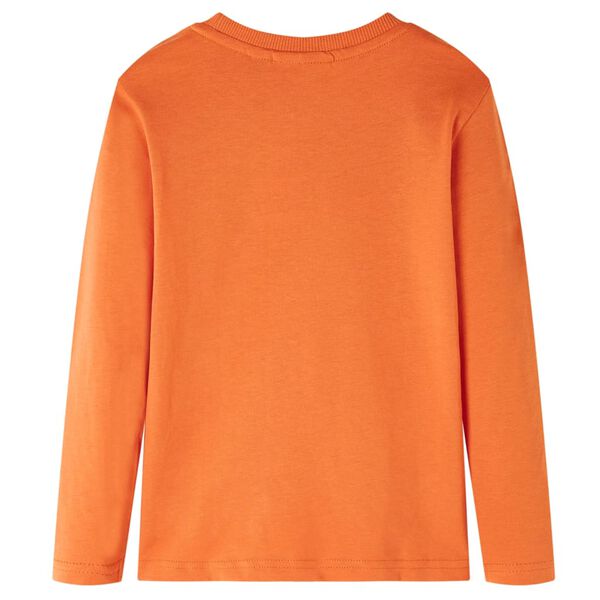 Kinder-Langarmshirt Dunkelorange 104
