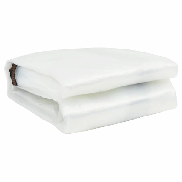 vidaXL Transparente Plane mit &Ouml;sen 1x8 m Polyethylen