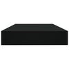 vidaXL Bücherregal-Bretter 4 Stk. Schwarz 100x10x1,5 cm Holzwerkstoff