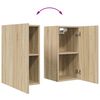vidaXL 6-tlg. TV-Schrank-Set Sonoma-Eiche Holzwerkstoff